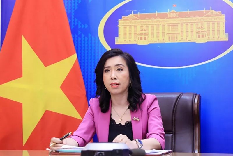 Người phát ngôn Bộ Ngoại giao Lê Thị Thu Hằng thẳng thắn bác bỏ báo cáo của Freedom House. Ảnh: BNG