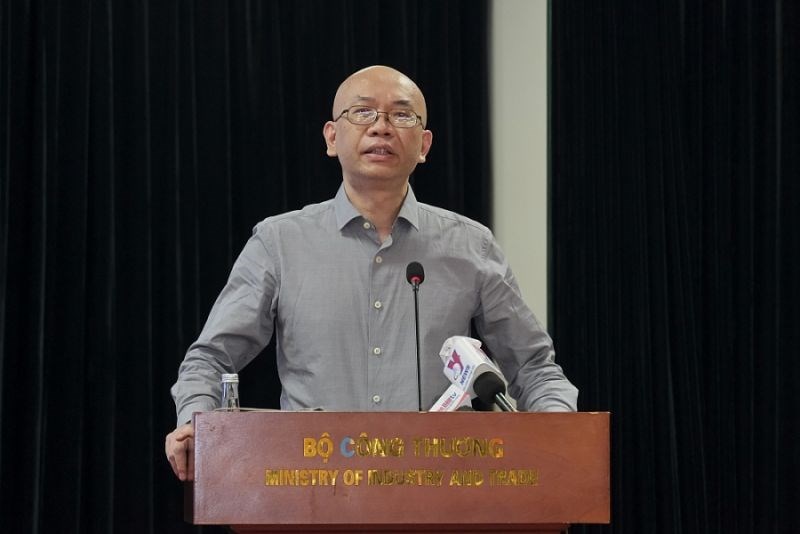 Ông Trần Thanh Hải, Phó Cục trưởng Cục Xuất nhập khẩu, Bộ Công Thương phát biểu