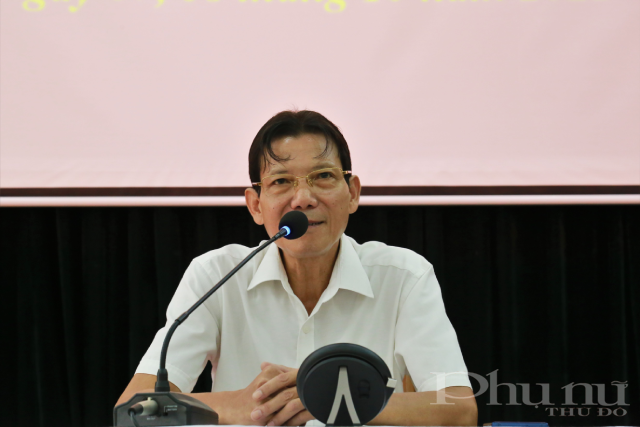 đồng chí Phạm Ngọc, báo cáo viên Cao cấp, nguyên trưởng phòng Lý luận Chính trị, Ban Tuyên giáo Thành uỷ Hà Nội