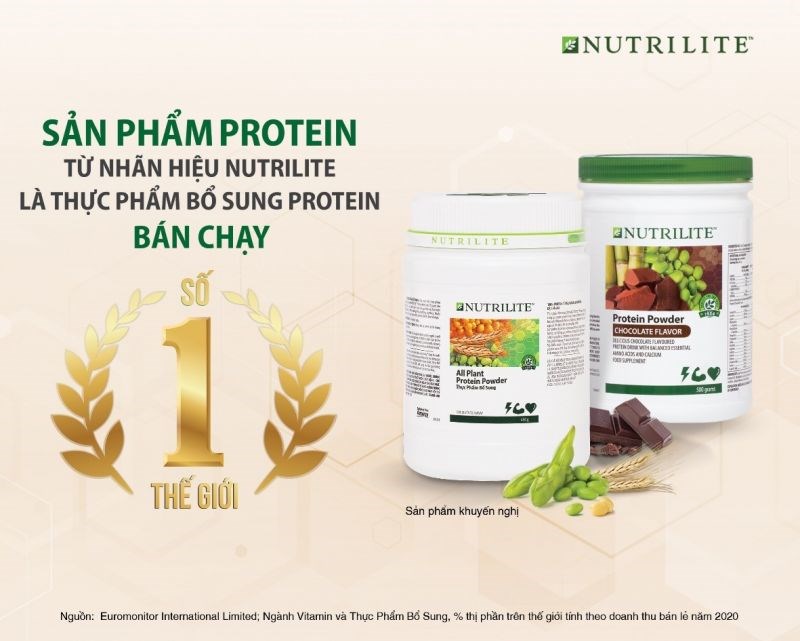 Dòng sản phẩm Nutrilite Protein đạt danh hiệu bán chạy số 1 thế giới - ảnh 1