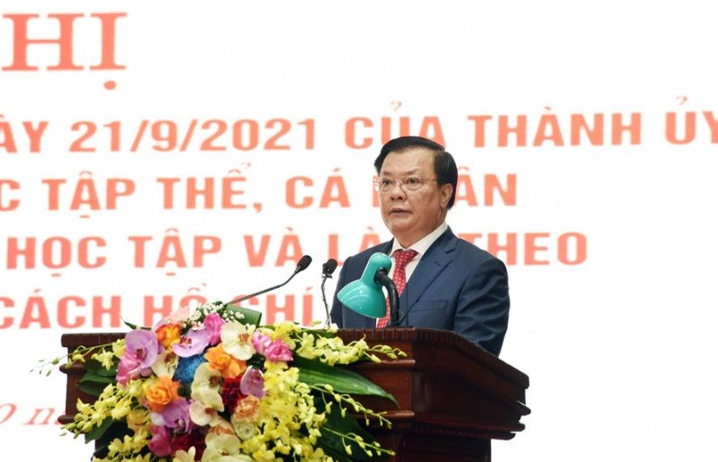 Bí thư Thành ủy Hà Nội phát biểu tại Hội nghị