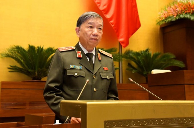 Bộ trưởng Tô Lâm thông tin tại kỳ họp thứ 2, Quốc hội khoá XV
