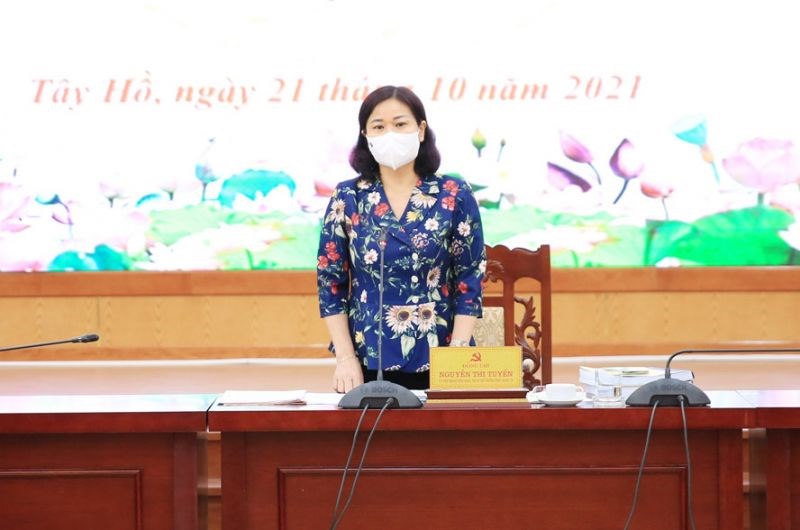 Phó Bí thư Thường trực Thành ủy Hà Nội phát biểu tại Hội nghị