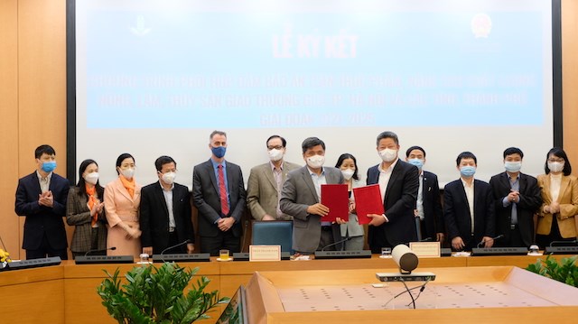 Lãnh đạo TP Hà Nội và Bộ NN&PTNT ký kết chương trình phối hợp đảm bảo an toàn thực phẩm