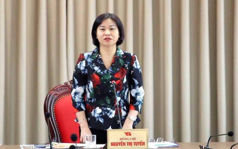 Phó Bí thư Thường trực Thành ủy Hà Nội phát biểu tại hội nghị