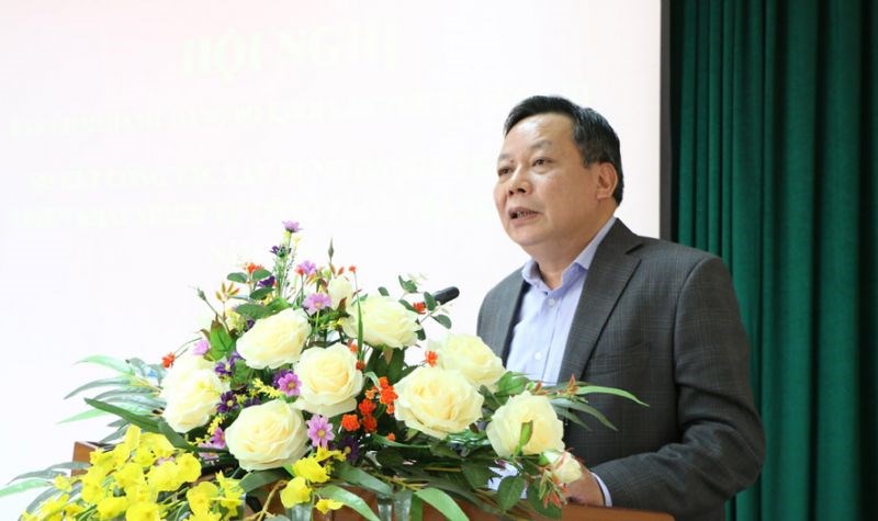 Phó Bí thư Thường trực Nguyễn Văn Phong phát biểu tại Hội nghị