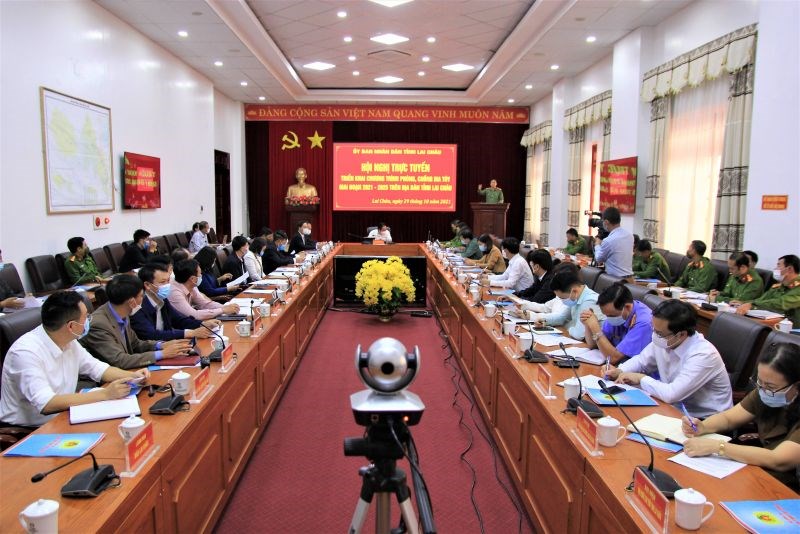 Toàn cảnh Hội nghị triển khai Chương trình phòng, chống ma túy trên địa bàn tỉnh Lai Châu giai đoạn 2021 – 2025