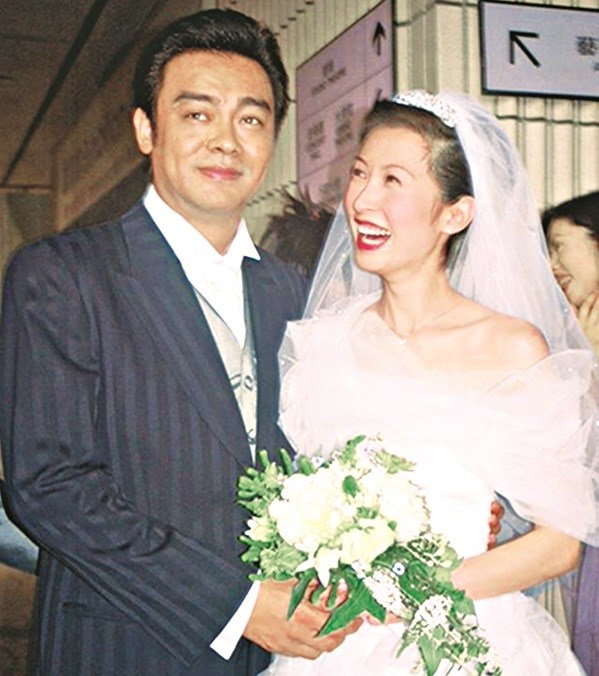 Vợ chồng Lưu Thanh Vân trong ngày cưới