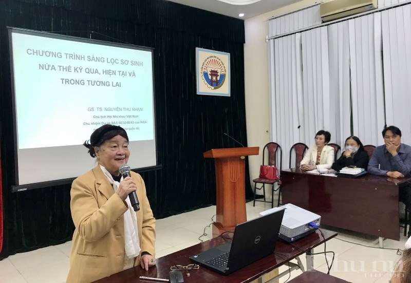 GS.TS Nguyễn Thị Thu Nhạn chia sẻ về nội dung phòng chống bệnh di truyền và rối loạn chuyển hóa.