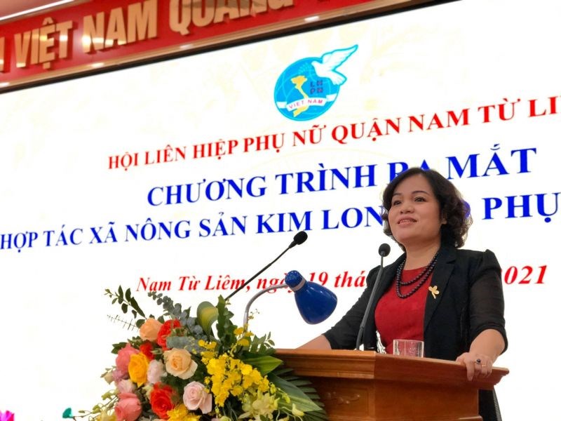 Th.S Nguyễn Thị Hảo, UV BTV, Giám đốc Trung tâm Hỗ trợ phát triển phụ nữ Hà Nội, Chủ nhiệm CLB Doanh nhân nữ Hà Nội