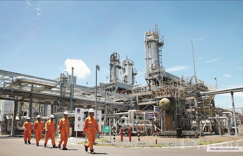 Nhà máy xử lý khí Dinh Cố tại Bà Rịa -Vũng Tàu.