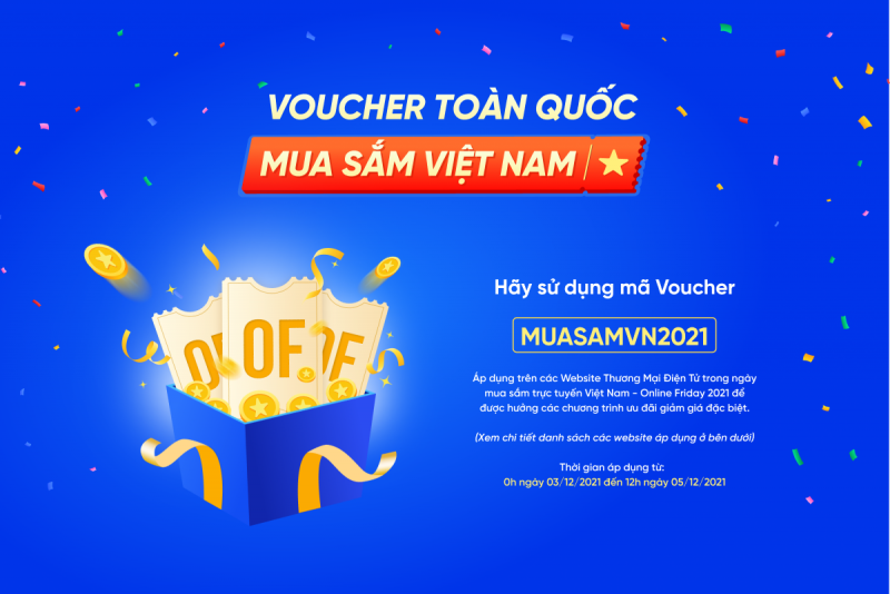 Thứ Sáu ngày 3/12/2021 trên toàn quốc diễn ra “Ngày mua sắm trực tuyến Việt Nam - Online Friday 2021” - ảnh 1