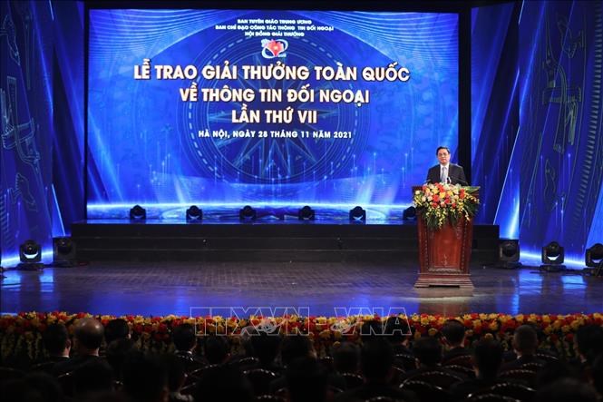 Thủ tướng Chính phủ Phạm Minh Chính phát biểu. Ảnh: TTXVN