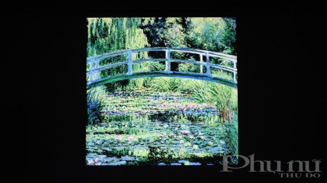 Hình ảnh tác phẩm The Water Lily Pond/ Hồ hoa súng nước (1899) của Claude Monet (Ảnh: Hanoi Grapevine).