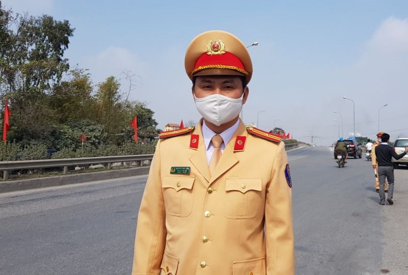 Thiếu tá Nguyễn Tuấn Cường, Phó Đội trưởng Đội Cảnh sát giao thông đường bộ số 8