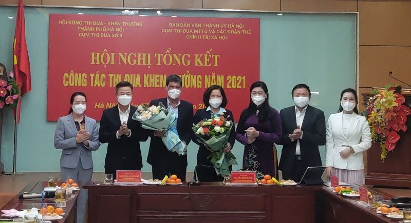 Tại hội nghị,  MTTQ TP Hà Nội và Hội LHPN Hà Nội được cụm thi đua số 4 suy tôn bầu làm Cụm trưởng và Cụm phó cụm thi đua số 4 và Cụm MTTQ và các đoàn thể chính trị xã hội năm 2022