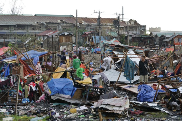 Thiệt hại do cơn bão gây ra tại Philippines.