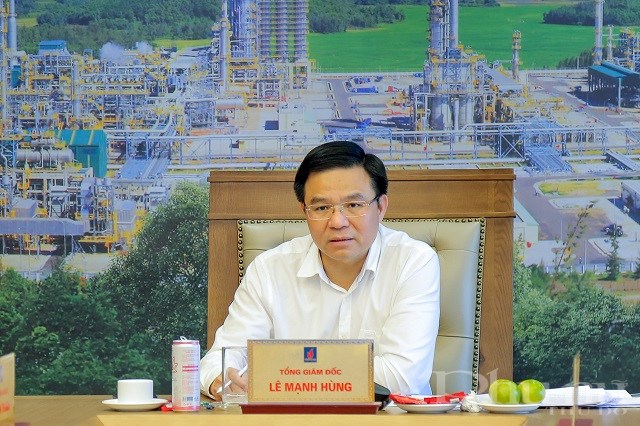 Tổng giám đốc Lê Mạnh Hùng kết luận cuộc họp.