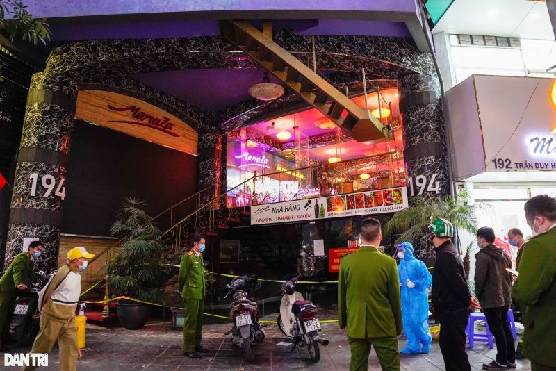 Từ vi phạm tại nhà hàng Monaza tại số 194 đường Trần Duy Hưng, phát hiện 5 ca bệnh F0