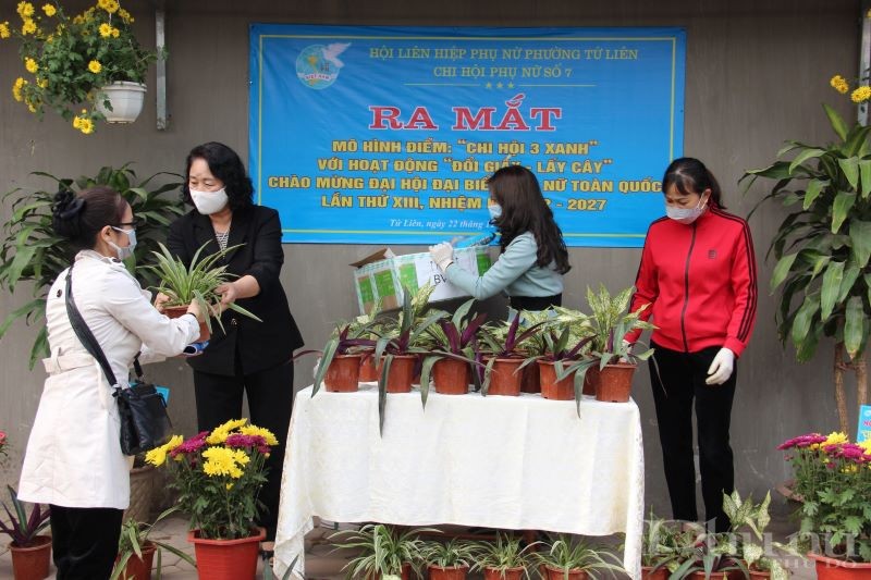 Hội LHPN phường Tứ Liên: Sáng tạo với mô hình 