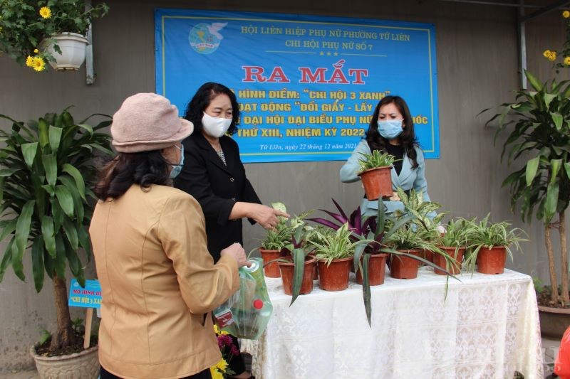 Hội LHPN phường Tứ Liên: Sáng tạo với mô hình 