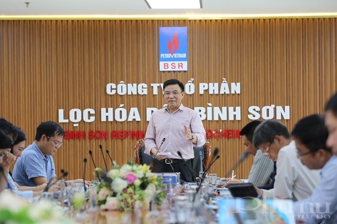 Tổng Giám đốc Petrovietnam Lê Mạnh Hùng kết luận buổi làm việc.