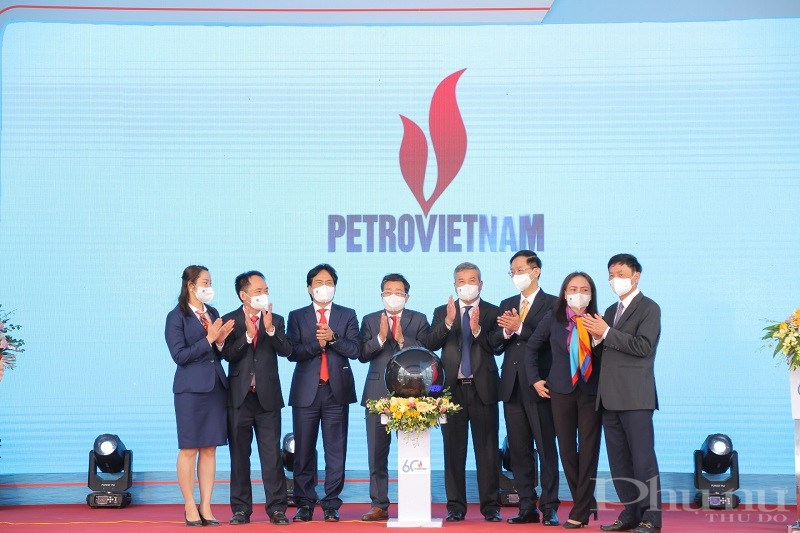 Buổi công bố ra mắt lôgô mới của Tập đoàn Dầu khí Việt Nam.
