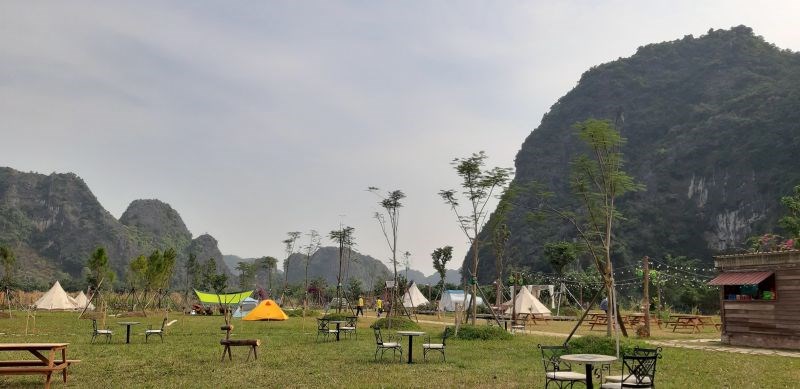 Điểm cắm trại Chill cùng Nắng là sản phẩm du lịch mới tại Ninh Bình