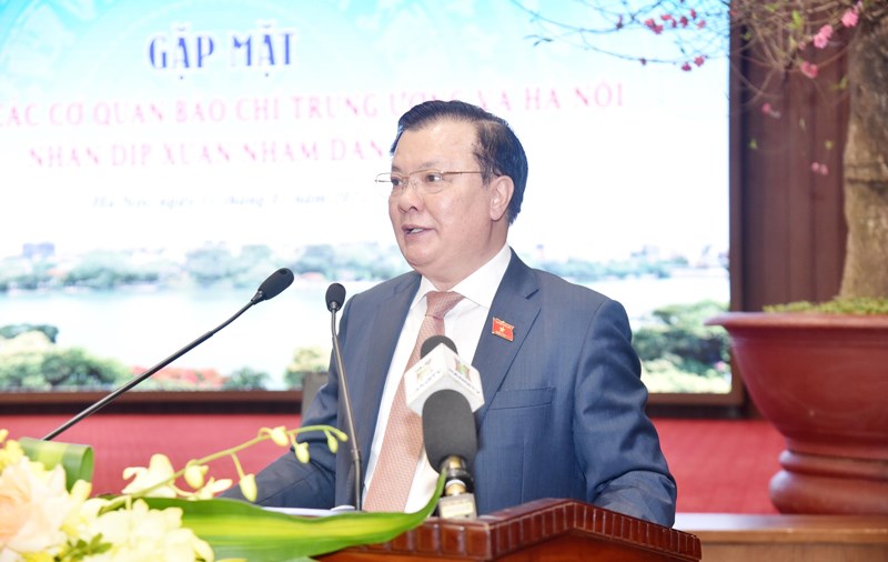 Bí thư Thành ủy Hà Nội Đinh Tiến Dũng nhấn mạnh