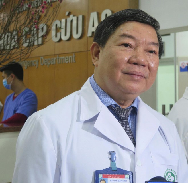Cựu Giám đốc bệnh viện Bạch Mai Nguyễn Quốc Anh.
