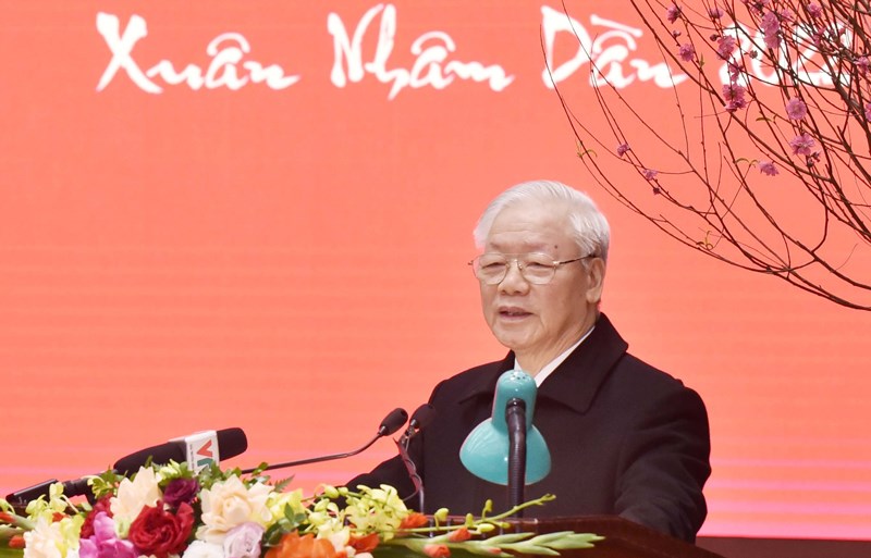 Tổng Bí Thư Nguyễn Phú Trọng gửi lời chúc tới chính quyền và nhân dân Hà Nội
