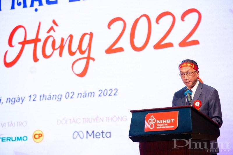 TS.BS Bạch Quốc Khánh phát biểu tại buổi khai mạc Lễ hội Xuân hồng 2022.