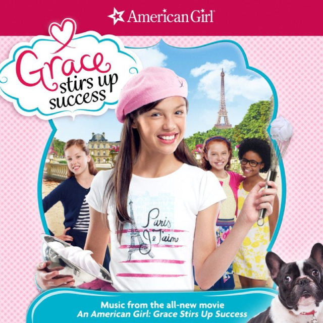 Tạo hình nhí nhảnh của Olivia Rodrigo trong bộ phim đầu tay “An American Girl: Grace Stirs Up Success”.