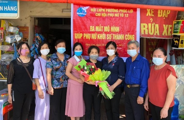 Hội LHPN phường Phúc Lợi, quận Long Biên ra mắt mô hình “Giúp phụ nữ khởi sự thành công” nhằm giúp hội viên phát triển kinh tế bền vững
