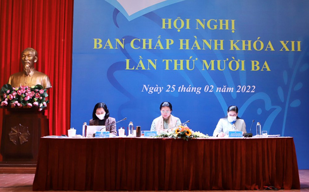 Hội nghị Ban Chấp hành TƯ Hội LHPN Việt Nam khóa XII, lần thứ 13 chuẩn bị nhiều nội dung quan trọng để tổ chức thành công Đại hội lần thứ XIII