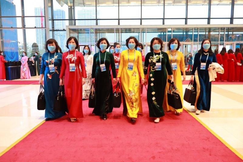 Đoàn đại biểu phụ nữ Hà Nội đã để lại nhiều dấu ấn đẹp tại Đại hội