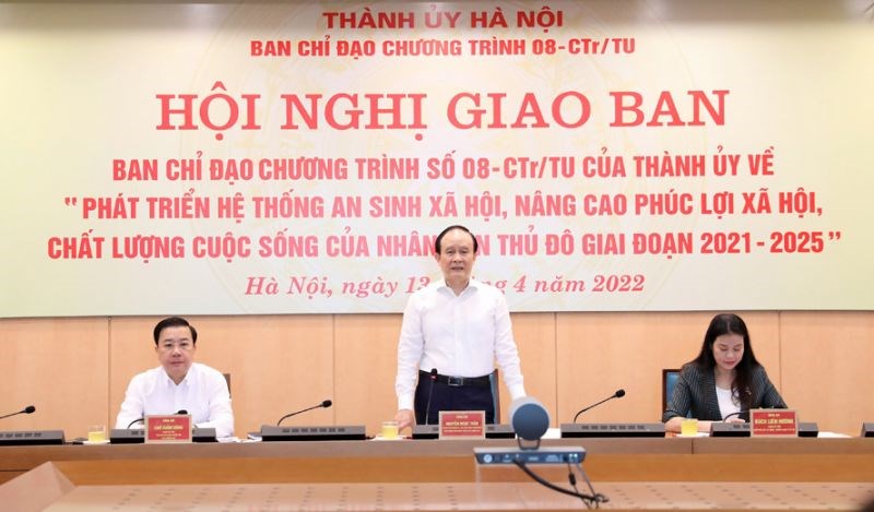Trưởng ban Chỉ đạo Chương trình số 08-CTr/TU của Thành ủy Nguyễn Ngọc Tuấn phát biểu kết luận hội nghị
