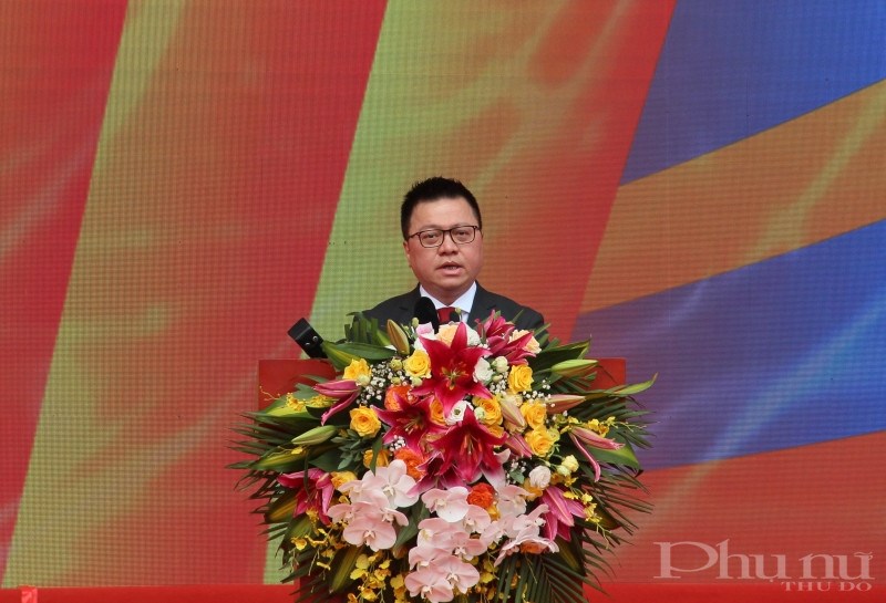 Đồng chí Lê Quốc Minh phát biểu khai mạc Hội báo toàn quốc 2022.