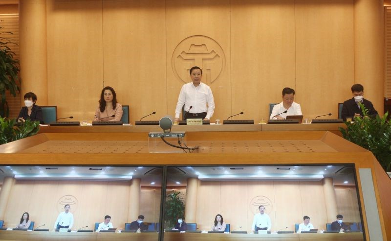 Phó Chủ tịch UBND Thành phố Chử Xuân Dũng chủ trì hội nghị