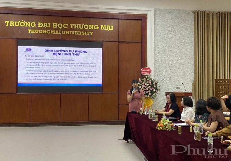 GS.TS.BS Lê Thị Hương thông tin về vai trò của dinh dưỡng trong dự phòng và điều trị bệnh ung thư