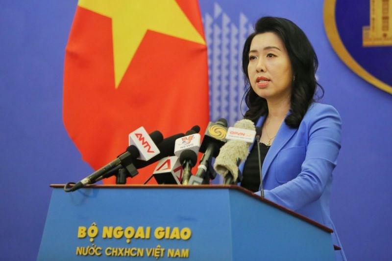 Người phát ngôn Lê Thị Thu Hằng khẳng định chính sách nhất quán của Đảng và Nhà nước Việt Nam trong việc đảm bảo tự do tôn giáo				Ảnh: BNG