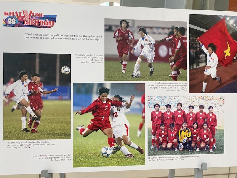 Hình ảnh các cô gái vàng thể thao Việt Nam nổi bật tại trưng bày ảnh chào mừng SEA Games 31 - ảnh 12