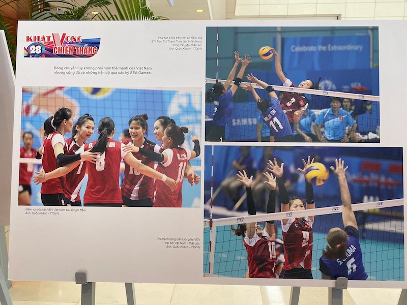 Hình ảnh các cô gái vàng thể thao Việt Nam nổi bật tại trưng bày ảnh chào mừng SEA Games 31 - ảnh 10
