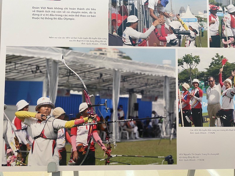 Hình ảnh các cô gái vàng thể thao Việt Nam nổi bật tại trưng bày ảnh chào mừng SEA Games 31 - ảnh 9