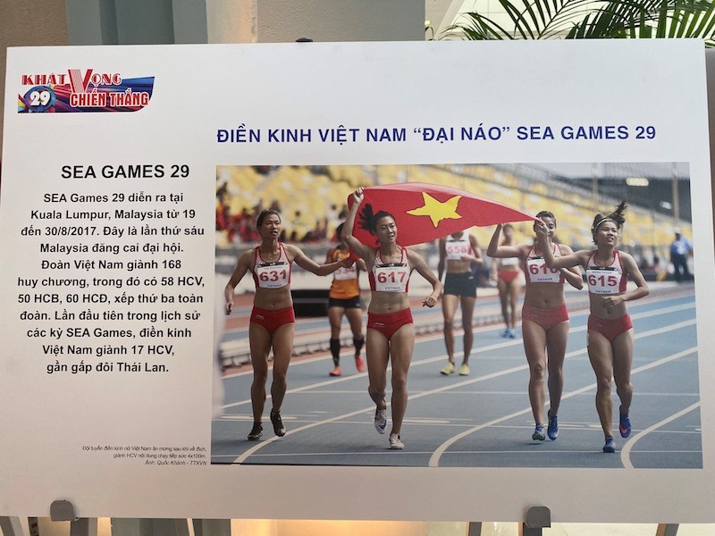 Hình ảnh các cô gái vàng thể thao Việt Nam nổi bật tại trưng bày ảnh chào mừng SEA Games 31 - ảnh 8