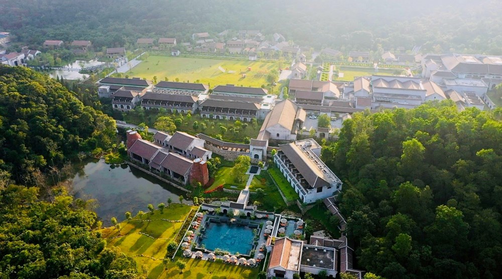 Khu nghỉ dưỡng Legacy Yên Tử là nơi tranh tài ở bộ môn cờ tướng