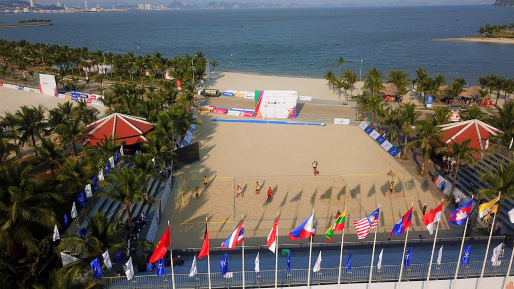Địa điểm tổ chức môn Bóng ném bãi biển