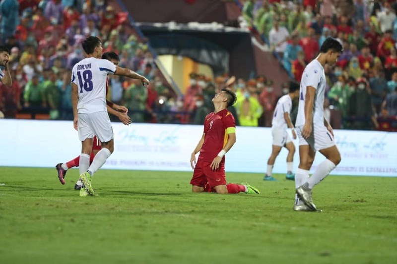 U23 Việt Nam hòa không bàn thắng trước U23 Philippines - Ảnh: Hoàng Linh