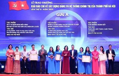 Hà Nội trao thưởng Giải báo chí về xây dựng Đảng và phát triển văn hoá  - ảnh 1