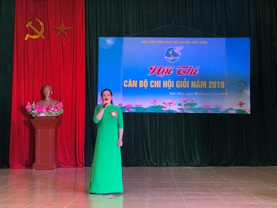 Hội LHPN huyện Sóc Sơn thi Chi hội trưởng phụ nữ giỏi - ảnh 2